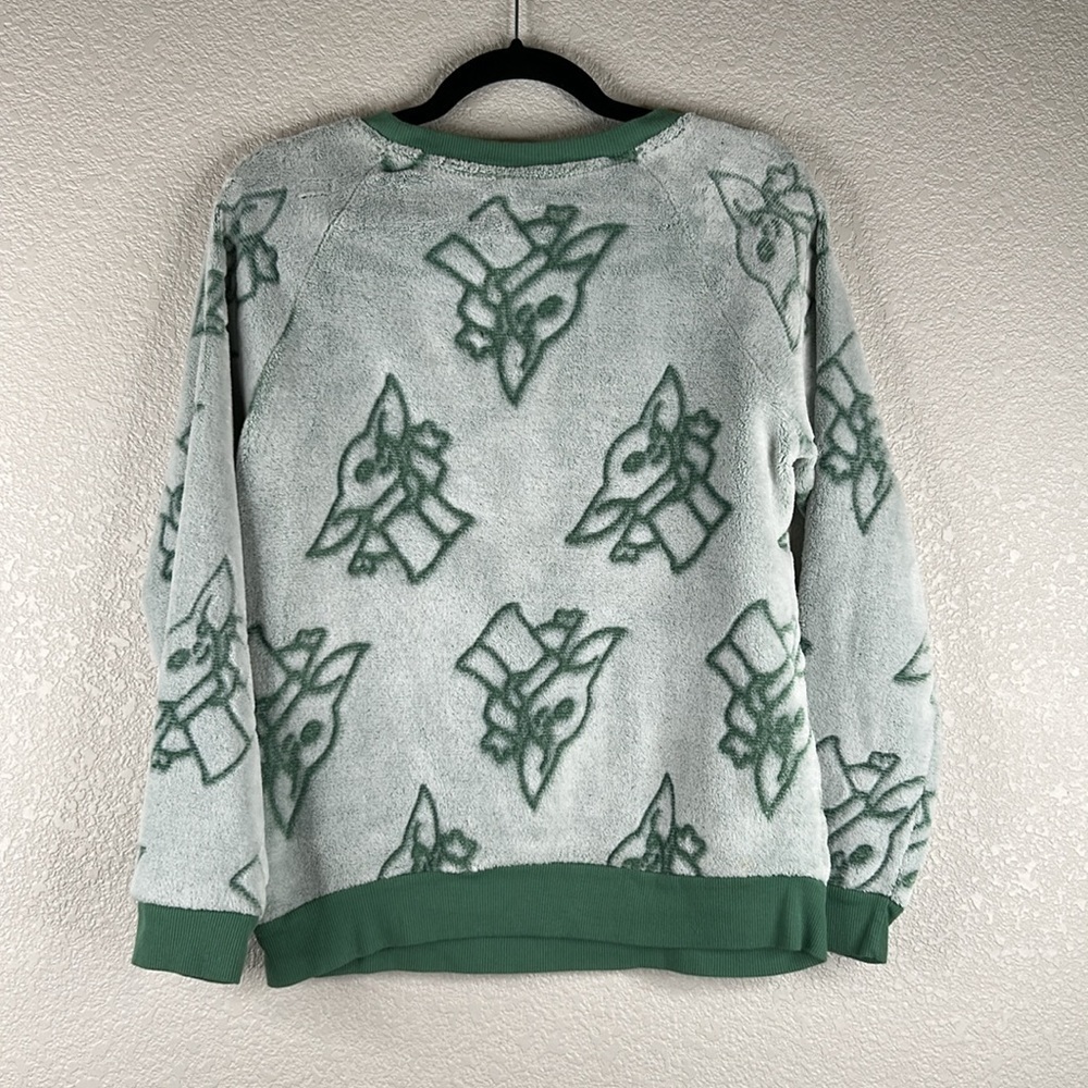 Disney Star Wars Grogu 2 Piece Loungewear Sweatshirt with Sweatpants Size Small - Picture 4 of 6